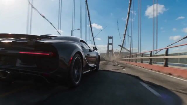 Bridge Collapse Car Jump Sequence