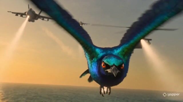 Seedance 2.0 mythical bird chase and shapeshift short
