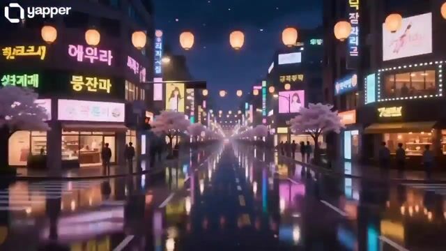 Seedance 2.0 Korean City Street Animated Short Prompt