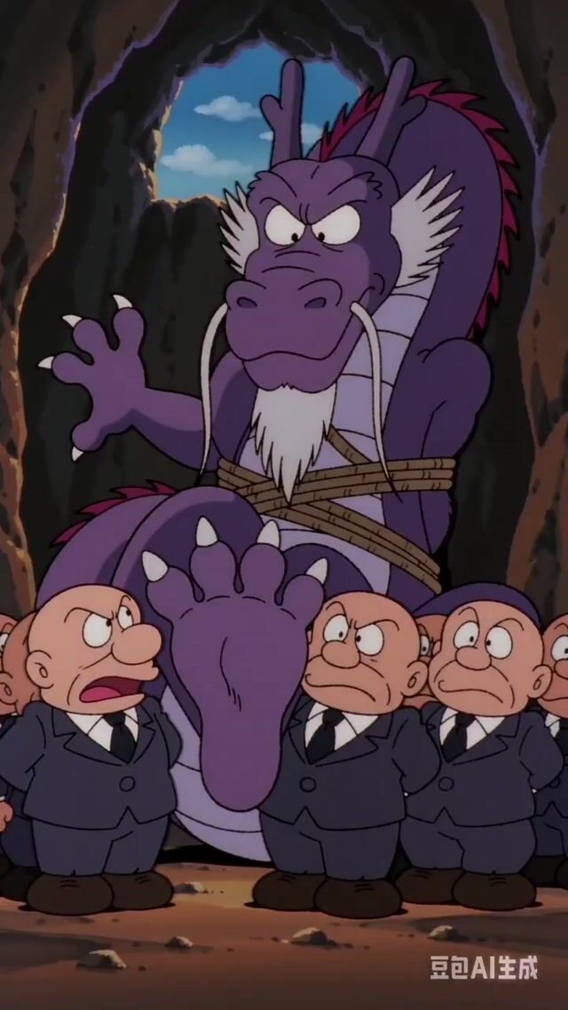 Seedance 2.0 Arale-Style Dragon Elder Animation Prompt